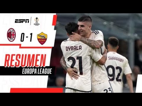 ¡LA LOBA DIO EL GOLPE EN SAN SIRO Y SE QUEDÓ CON LA IDA! Milan 0-1 Roma | RESUMEN