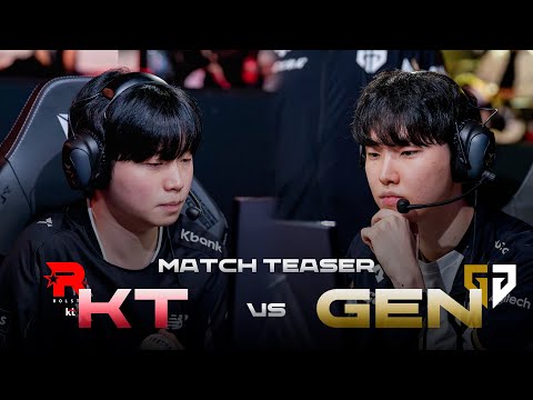 KT vs GEN 매치 티저 | 결승 진출전 | 우리은행 2025 LCK 플레이오프