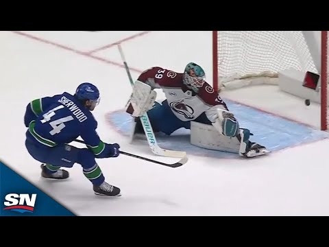 Canucks Kiefer Sherwood Steals Puck For Slick Short-Handed Breakaway Goal