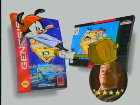 1994 Animaniacs Sega Genesis & Super Nintendo Video Game Commercial