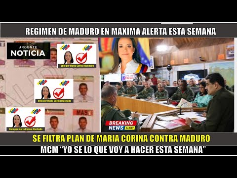 SE FORMO! Filtran el Plan de Maria Corina para vencer a Maduro Yo se lo que voy a hacer