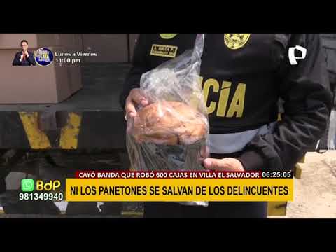 BDP roban 500 cajas de panetones en VES