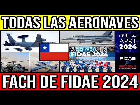 Estas son TODAS las Aeronaves FACh en FIDAE 2024  #Chile #Valparaiso #ViñaDelMar #BioBio #CL