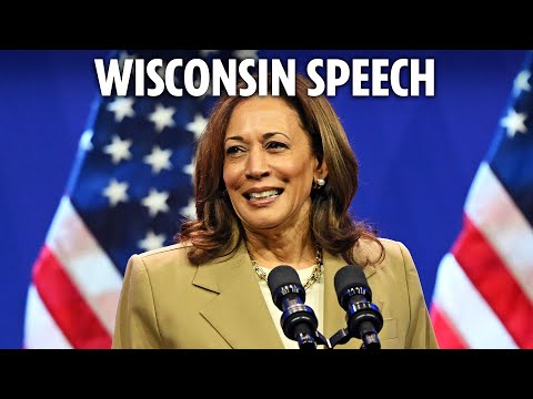 LIVE: Kamala Harris rallies in swing state Wisconsin