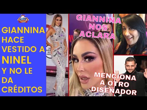 Giannina Azar viste a Ninel Conde para premios, pero ella dice que la vistió otro diseñador