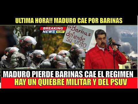 URGENTE!!! Maduro sabe que si pierde BARINAS cae el REGIMEN