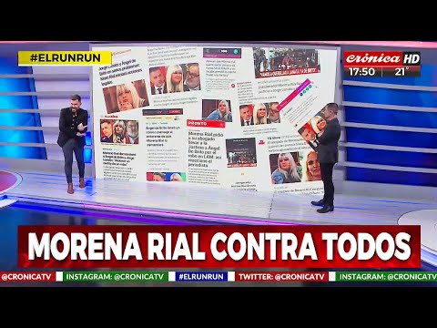 Morena Rial denunció a Jorge Lanata y De Brito