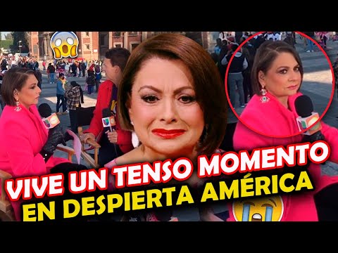 María Antonieta Collins VIVE un TENSO MOMENTO en vivo en Despierta América