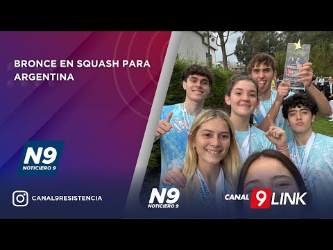 BRONCE EN SQUASH PARA ARGENTINA - NOTICIERO 9