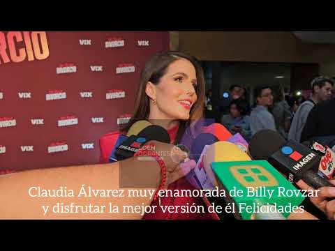 Claudia Álvarez muy enamorada de Billy Rovzar y disfrutar la mejor versión de él Felicidades