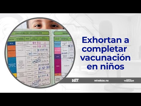 Autoridades de salud piden completar esquemas de vacunación en niños