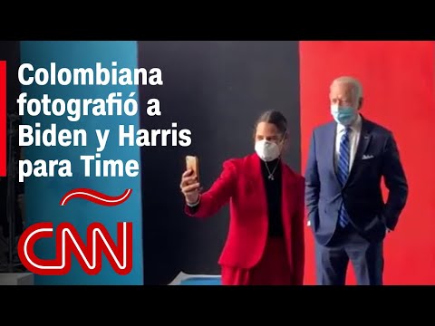 Fotógrafa colombiana cuenta su experiencia fotografiando a Biden y a Harris para la revista Time