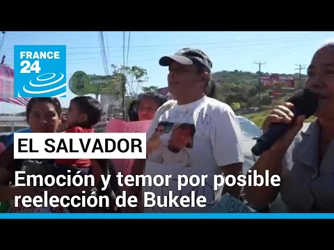 San Salvador, entre la emoción y el temor a otro mandato de Bukele • FRANCE 24 Español