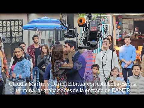 Claudia Martín y Daniel Elbittar con esta bella escena termina las grabaciones de la entrada  EANTR