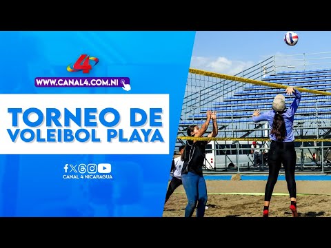 Alcaldía de Managua promueve torneo de voleibol playa