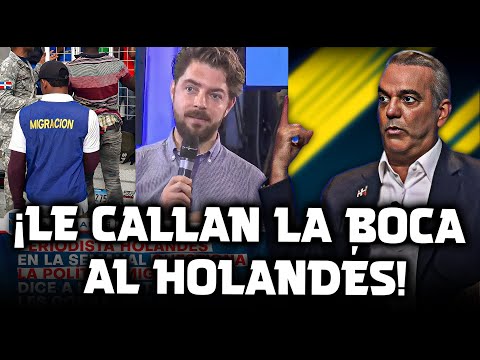 ¡Holandés Quiso Acorralar A Abinader En La Semanal Pero La Respuesta Del Presidente Lo Desarmó!