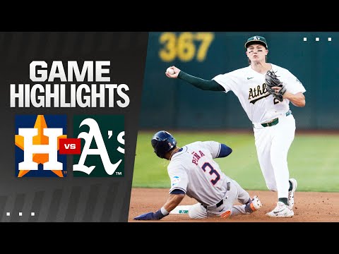 Astros vs. As Game Highlights (7/22/24) | MLB Highlights