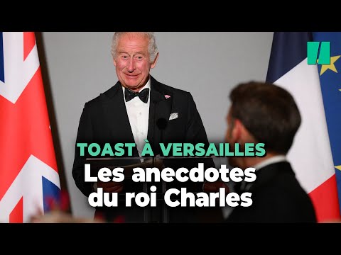 Visite de Charles III : Édith Piaf et vin français… Les petites anecdotes du roi lors de son toast
