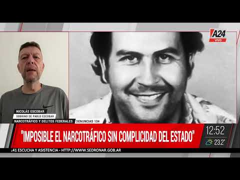 PABLO ESCOBAR usaba Argentina para triangular DROG4 a Australia: Nicolás Escobar