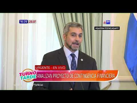 Mario Abdo Benítez anuncia medidas económicas para reforzar salud pública