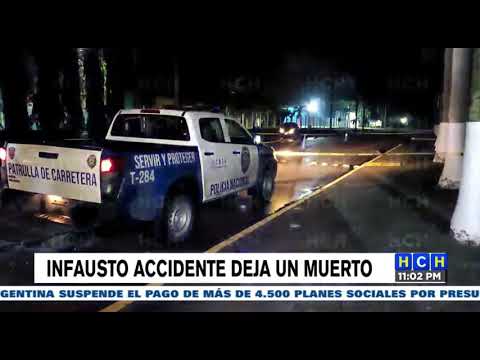 Un anciano pierde la vida tras ser arrollado por un carro fantasma en Choloma, Cortés