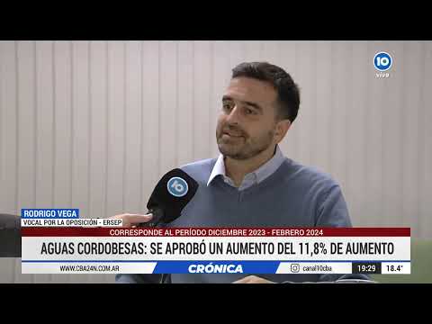 La boleta del agua llega con aumento en Córdoba