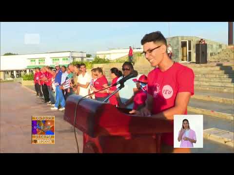 Protagonizan jóvenes de Universidad de oriente de Cuba marcha de reafirmación revolucionaria