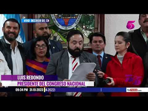 Luis Redondo desconoce la autoconvocatoria de los diputados de oposición