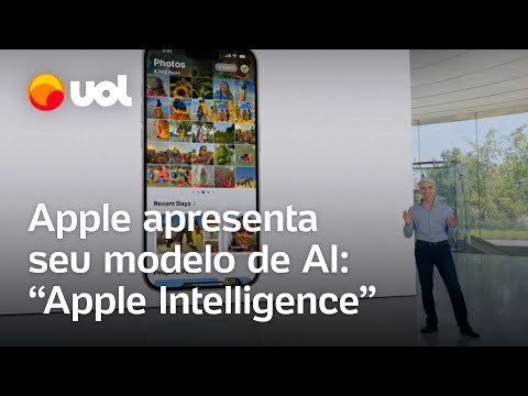 Apple apresenta seu modelo de AI, o ‘Apple Intelligence'; veja vídeo