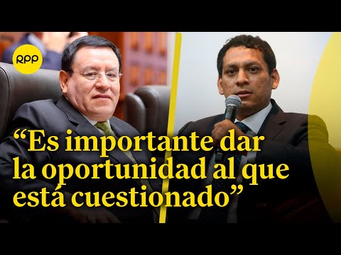 Luis Valdez afirma que defiende la institucionalidad, mas no a Alejandro Soto
