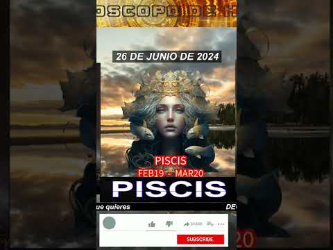 Horóscopo Diario - Piscis - 26 de Junio de 2024. #shorts