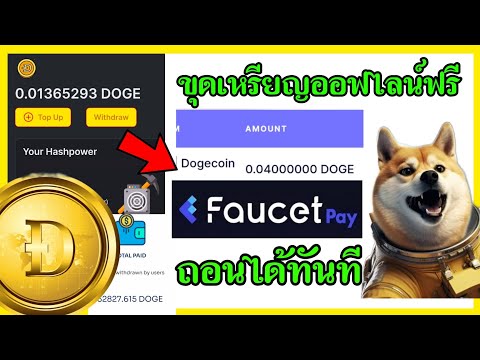 ✅ใหม่!เว็บขุดออฟไลน์(Dogecoi