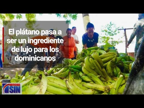 El plátano pasa a ser un ingrediente de lujo para los dominicanos
