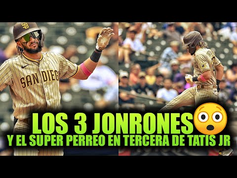 Los 3 Jonrones DE TATIS JR Y El Super PERREO En Tercera Base