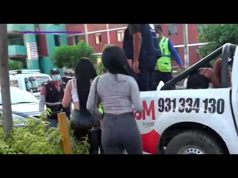 Intervienen a meretrices tras protesta de vecinos en San Juan de Miraflores