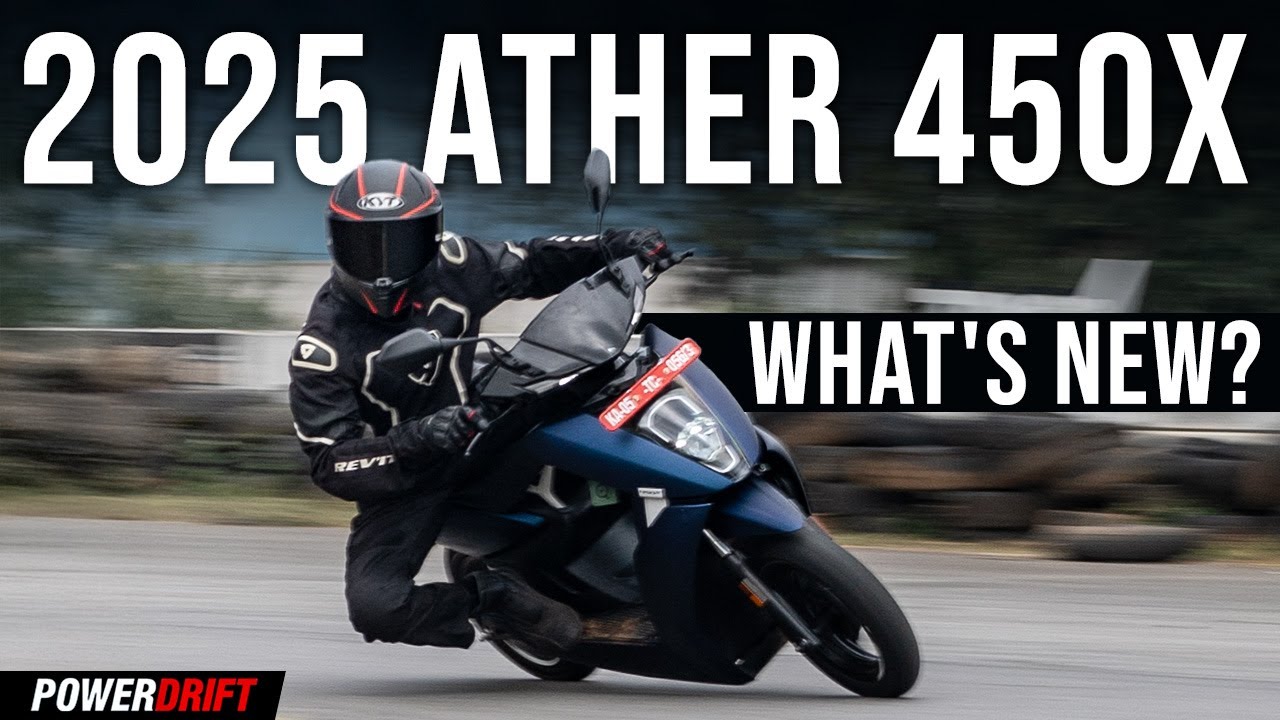 2025 Ather 450X launched at ?1.77 Lakh: What’s new and why it matters | PowerDrift QuickEase