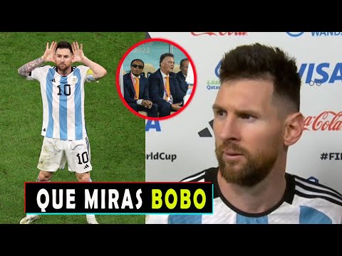 QUE MIRAS BOBO DE LIONEL MESSI Y QUE PASO CON VAN GAAL? PAÍSES BAJOS VS ARGENTINA 2-2 EL TOPO GIGIO