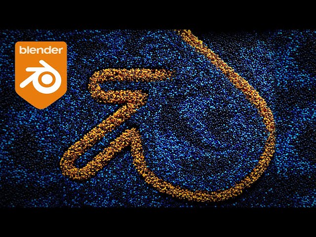 Blender Tutorial - Snaking Particle Animation | Molecular Addon ...