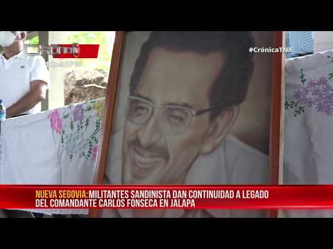 Nicaragua: Militantes de Nueva Segovia homenajean el legado de Carlos Fonseca