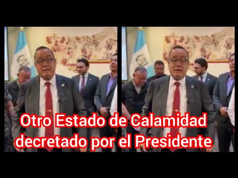 Estado de Calamidad decretado por el Presidente de Guatemala por Huracan Julia gastos a manos llenas