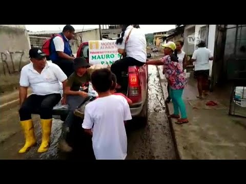 Esmeraldas: Gobierno ha movilizado más de 36 toneladas de ayuda humanitaria