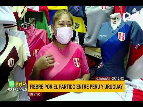 El Perú vs. Uruguay levanta ventas en Gamarra