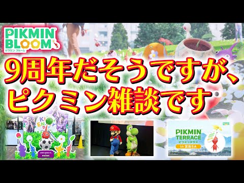 【ピクミンブルーム】9周年だそうですが、ピクミン雑談です笑【Pikmin Bloom】【生配信】