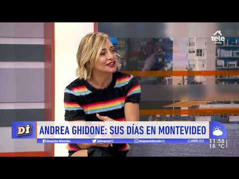 Andrea Ghidone vive la cuarentena en Montevideo: Soy una fanática del tango