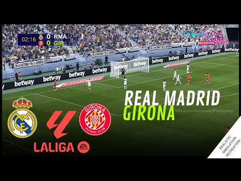 REAL MADRID vs GIRONA LaLiga 24/25 Full Match Simulation & Prediction