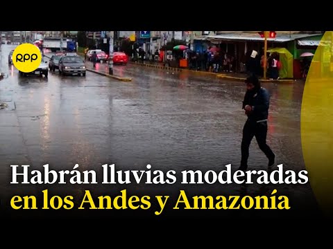 Habrán lluvias moderadas en los Andes y Amazonía | Observatorio del Clima
