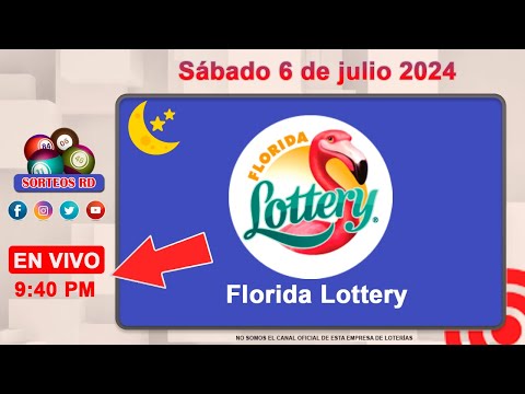 Florida Lottery EN VIVO ?Sábado 6 de julio 2024 -- 9:40 PM #loteriasdominicanas