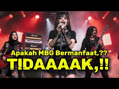 HENTIKAN MBG | Lagu Kritis Rock Metal  | Karya Gitaris Gadungan | Musik AI