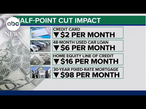 Fed cuts interest rates a half point in landmark policy shift