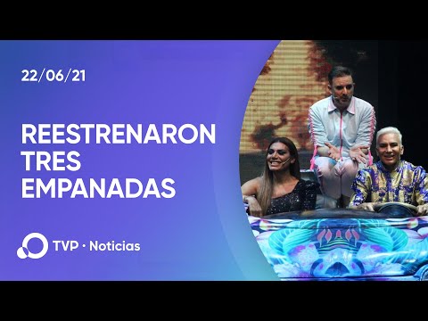 Reestrenaron Tres empanadas y vuelve Luis Salinas a los escenarios